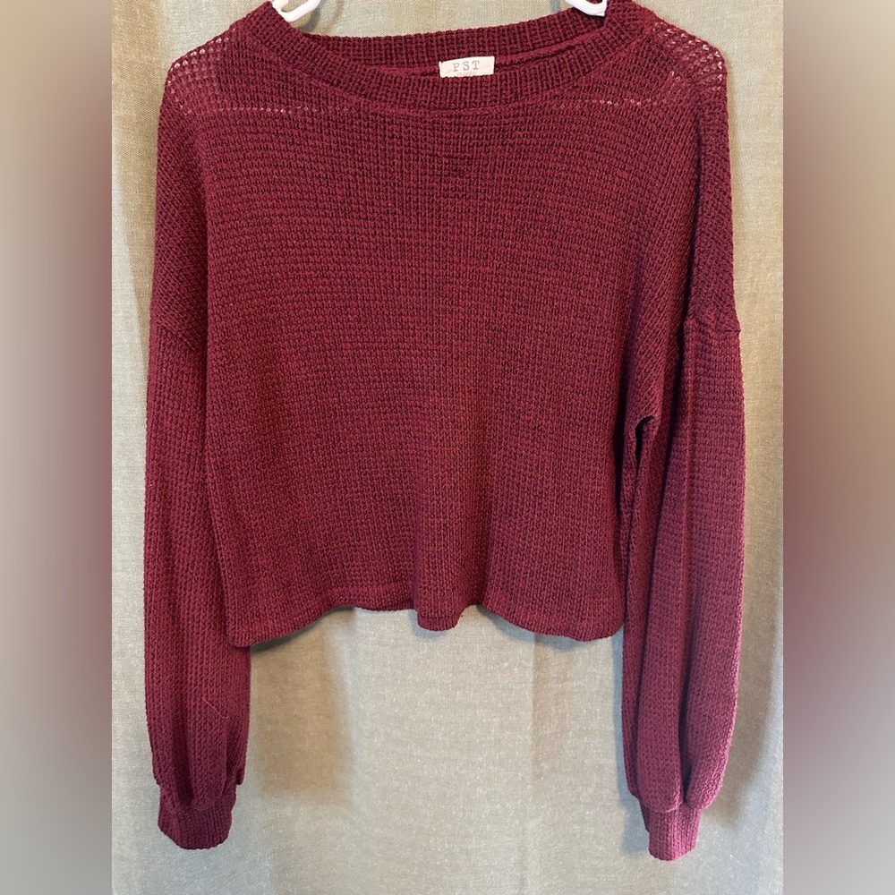 PST: Knit Cropped Sweater